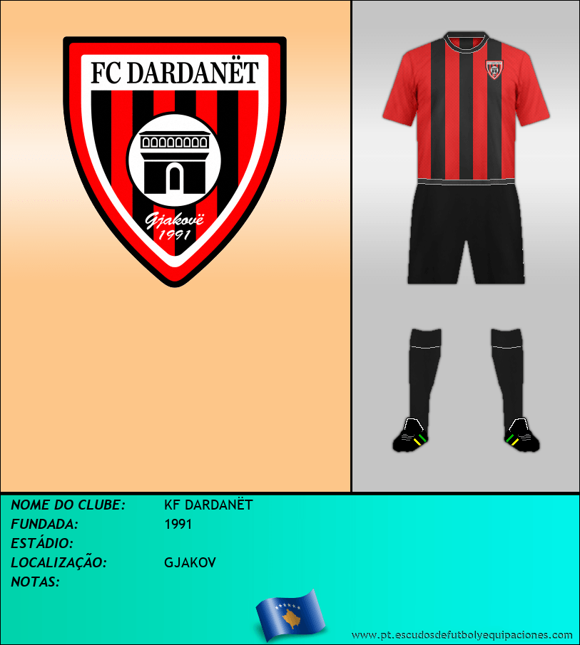 Escudo de KF DARDANËT