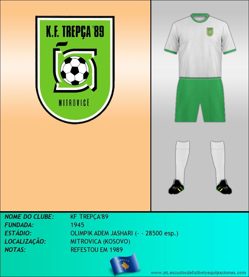 Escudo de KF TREPÇA'89