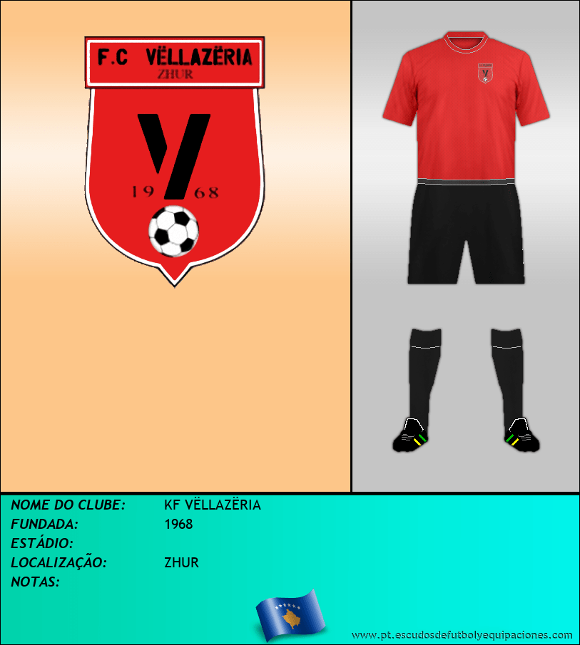 Escudo de KF VËLLAZËRIA