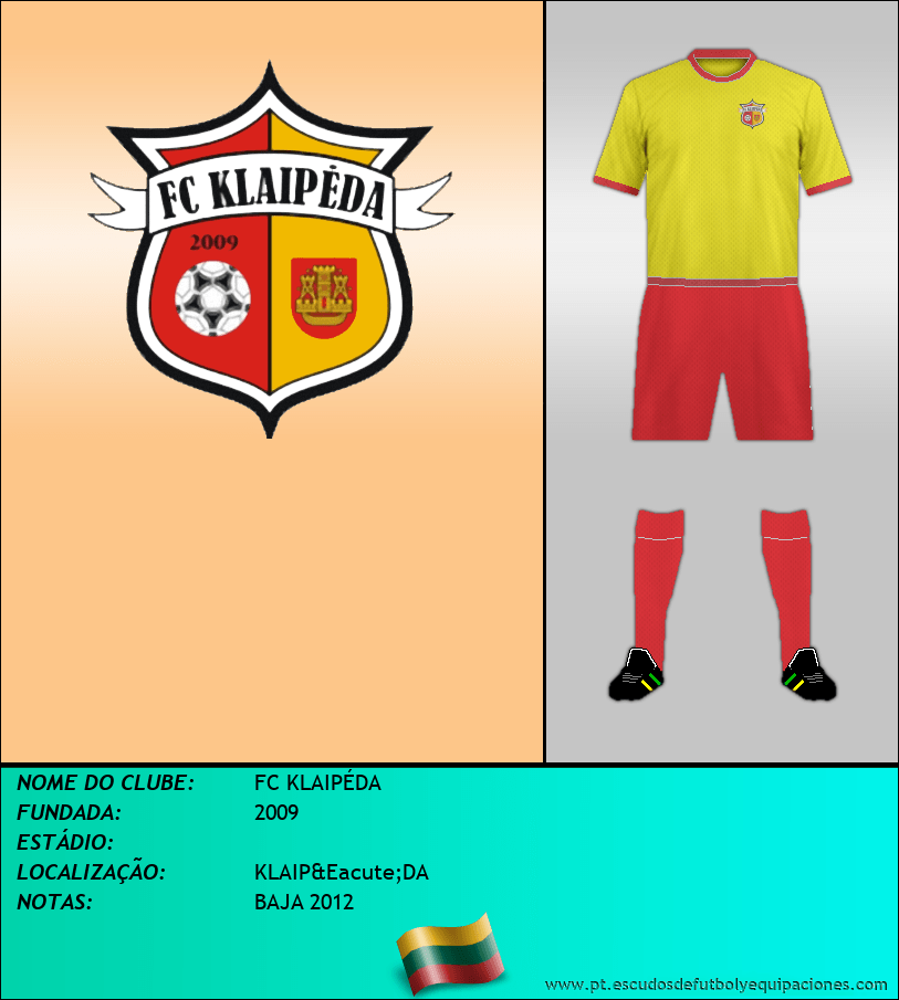 Escudo de FC KLAIPÉDA
