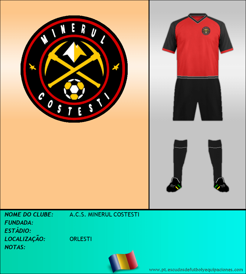 Escudo de A.C.S. MINERUL COSTESTI