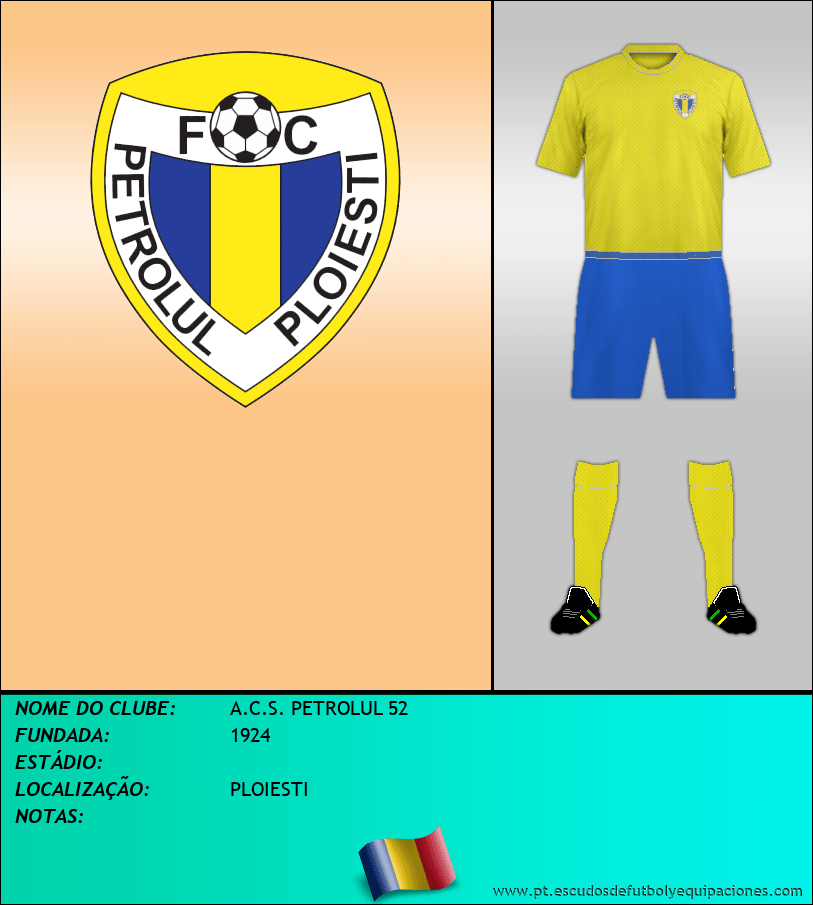 Escudo de A.C.S. PETROLUL 52