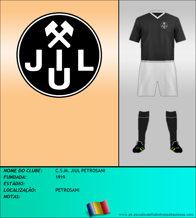 Escudo de C.S.M. JIUL PETROSANI