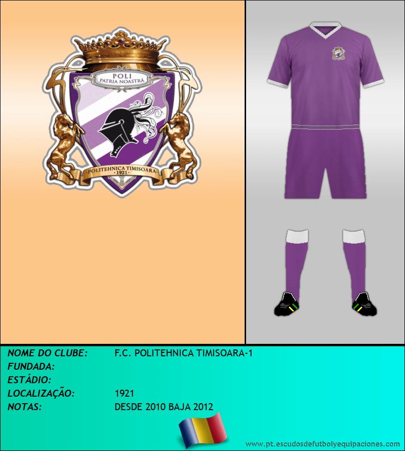 Escudo de F.C. POLITEHNICA TIMISOARA-1