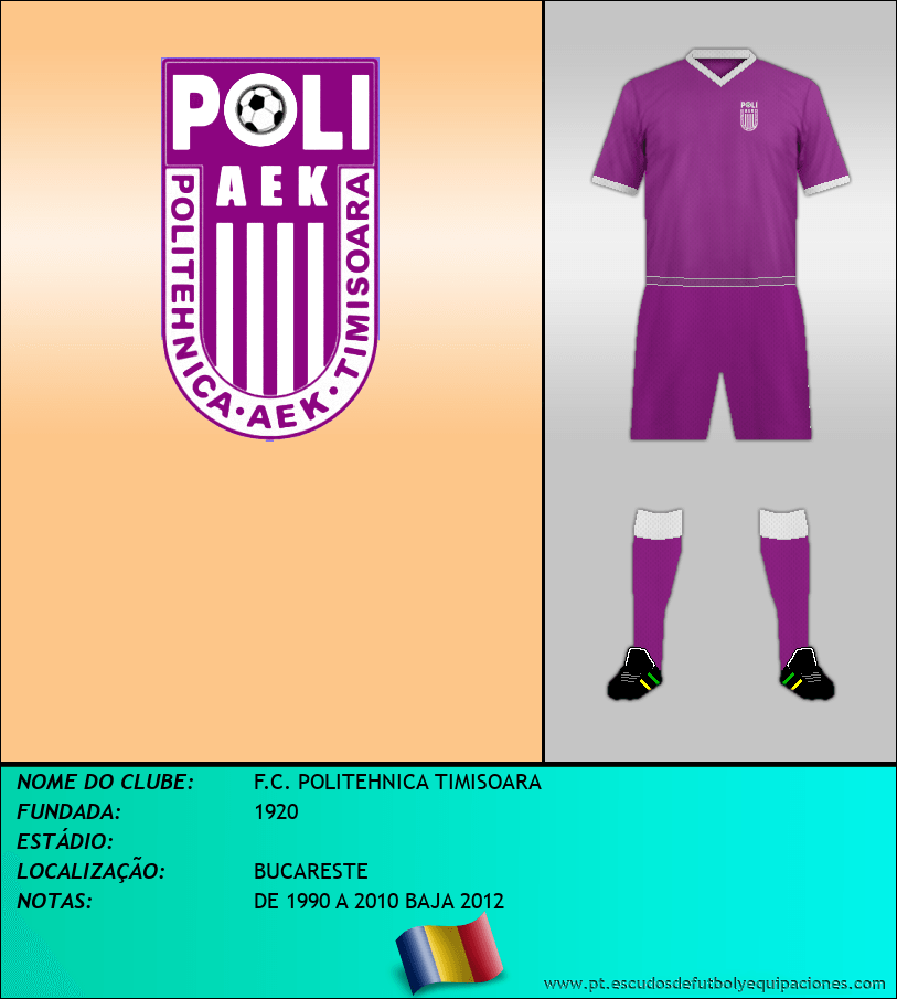 Escudo de F.C. POLITEHNICA TIMISOARA