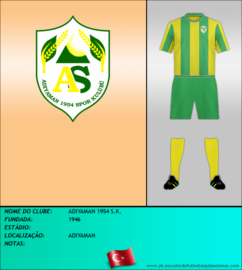 Escudo de ADIYAMAN 1954 S.K.